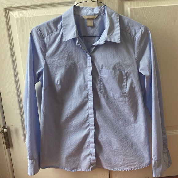 H&M Tops - Blue Striped Shirt - UNWORN
